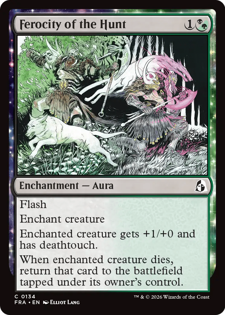 Ferocity of the Hunt [Reality Fracture] MTG Single Magic: The Gathering  | Multizone: Comics And Games