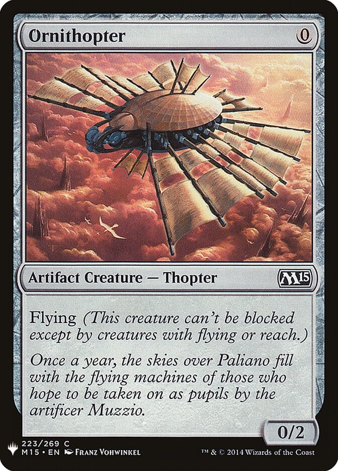 Ornithopter [Mystery Booster] MTG Single Magic: The Gathering  | Multizone: Comics And Games