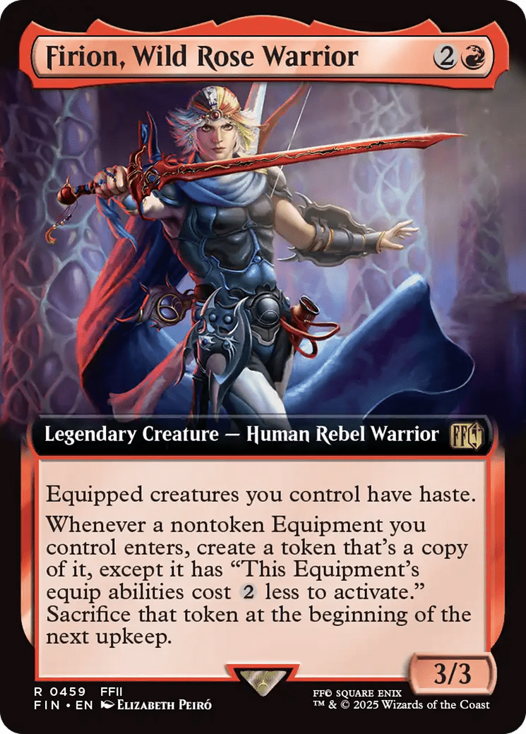 Firion, Wild Rose Warrior (Extended Art) [FINAL FANTASY] MTG Single Magic: The Gathering  | Multizone: Comics And Games
