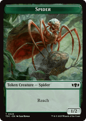 Spider // Bird Double-Sided Token [Tarkir: Dragonstorm Commander Tokens] MTG Single Magic: The Gathering  | Multizone: Comics And Games