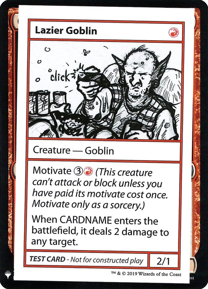 Lazier Goblin [Mystery Booster Playtest Cards] MTG Single Magic: The Gathering  | Multizone: Comics And Games
