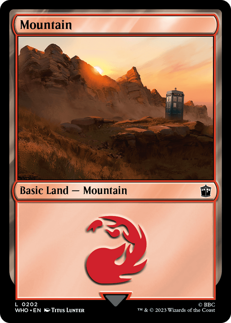 Mountain (0202) [Doctor Who] MTG Single Magic: The Gathering  | Multizone: Comics And Games