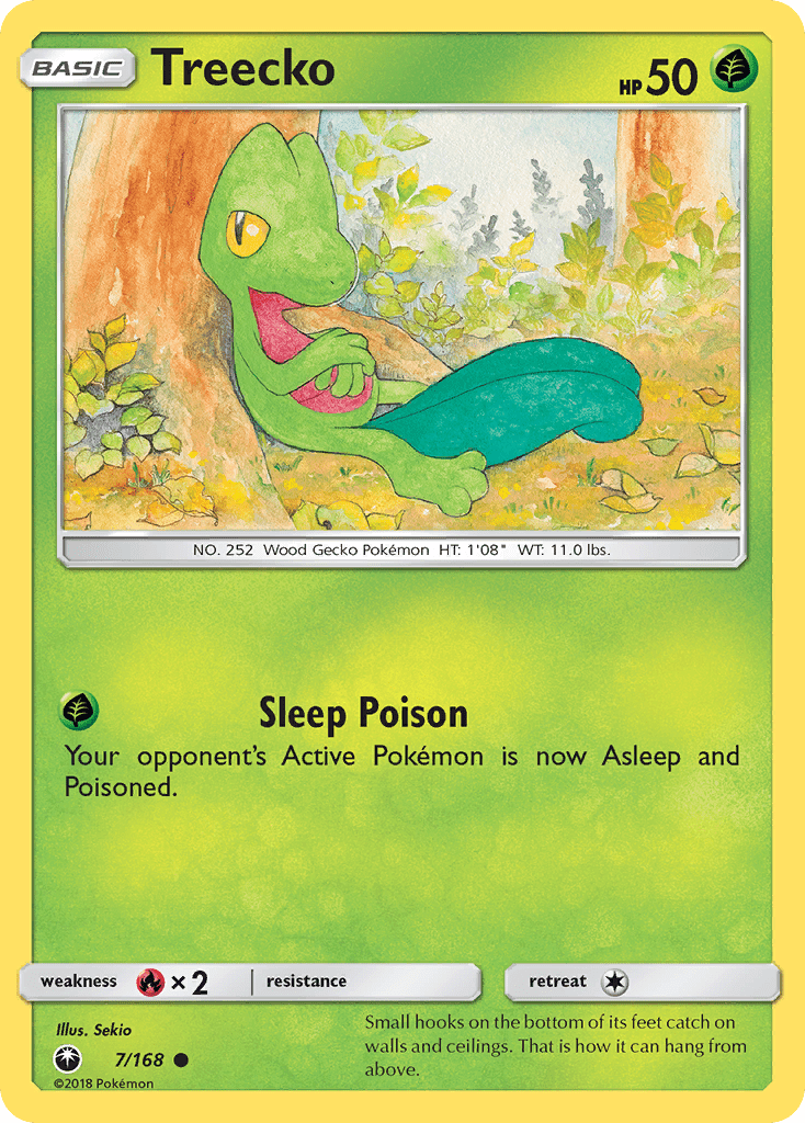 Treecko (7/168) [Sun & Moon: Celestial Storm] Pokemon Single Pokémon  | Multizone: Comics And Games