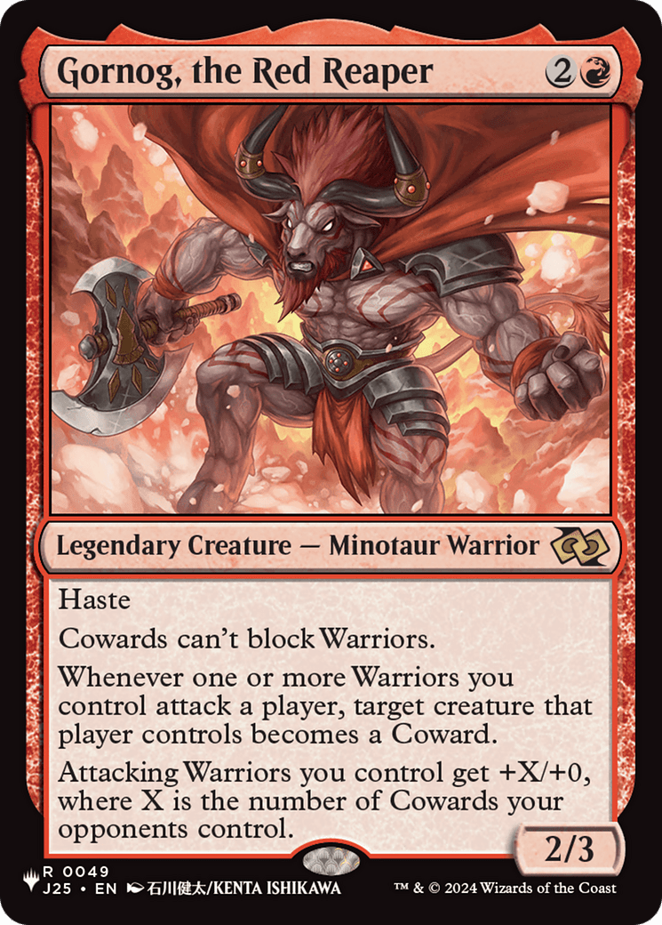 Gornog, the Red Reaper (Anime) [The List] MTG Single Magic: The Gathering  | Multizone: Comics And Games