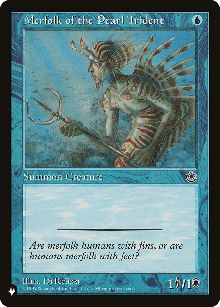 Merfolk of the Pearl Trident [The List] MTG Single Magic: The Gathering  | Multizone: Comics And Games