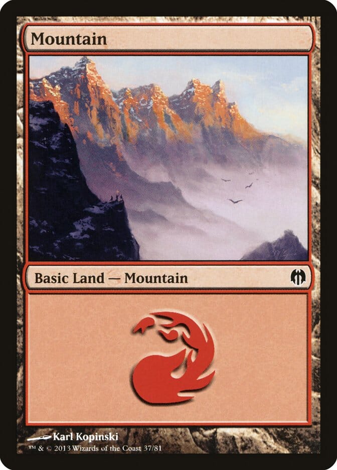 Mountain (37) [Duel Decks: Heroes vs. Monsters] MTG Single Magic: The Gathering  | Multizone: Comics And Games