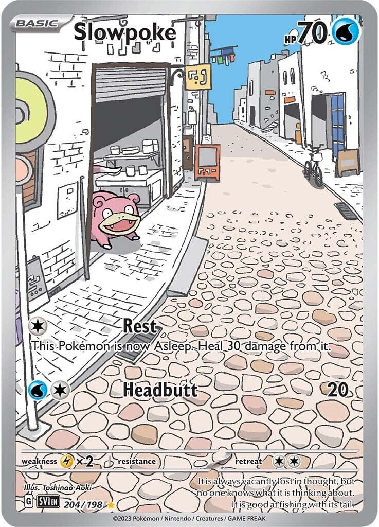 Slowpoke (204/198) [Scarlet & Violet: Base Set] Pokemon Single Pokémon  | Multizone: Comics And Games
