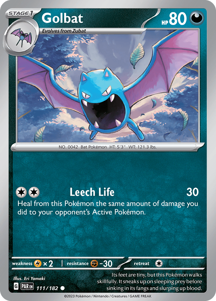 Golbat (111/182) [Scarlet & Violet: Paradox Rift] Pokemon Single Pokémon  | Multizone: Comics And Games