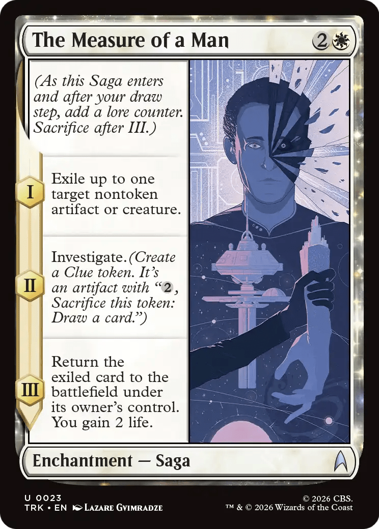 The Measure of a Man [Star Trek] MTG Single Magic: The Gathering  | Multizone: Comics And Games
