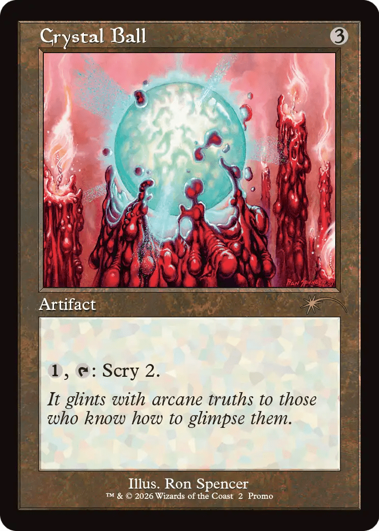 Crystal Ball (Retro Frame) [Wizards Play Network 2026] MTG Single Magic: The Gathering  | Multizone: Comics And Games
