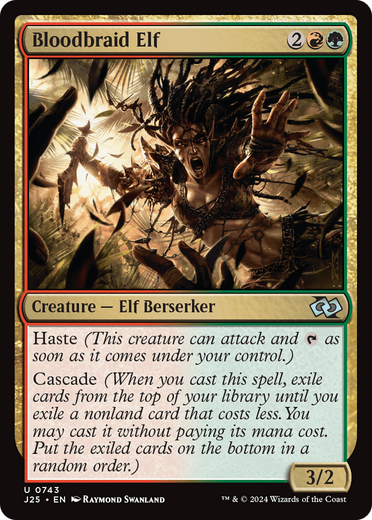 Bloodbraid Elf [Foundations Jumpstart] MTG Single Magic: The Gathering  | Multizone: Comics And Games