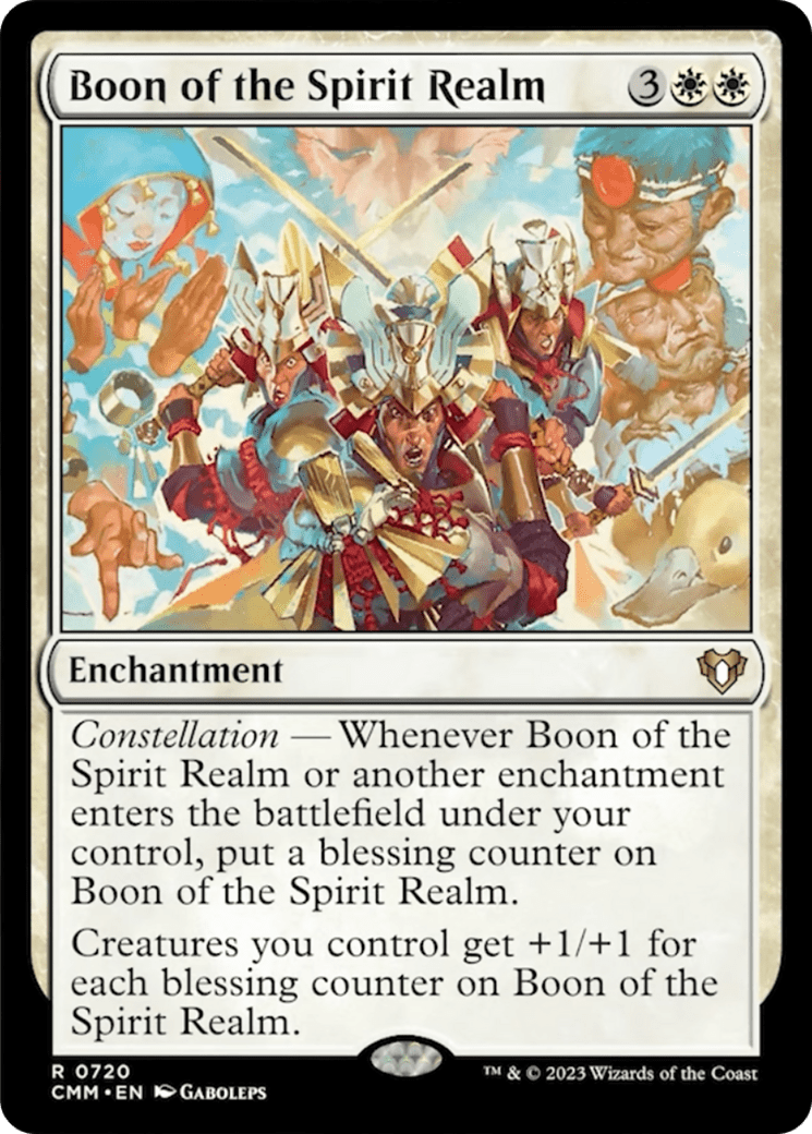 Boon of the Spirit Realm [Commander Masters] MTG Single Magic: The Gathering  | Multizone: Comics And Games