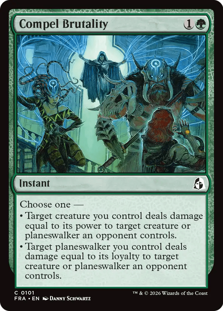 Compel Brutality [Reality Fracture] MTG Single Magic: The Gathering  | Multizone: Comics And Games