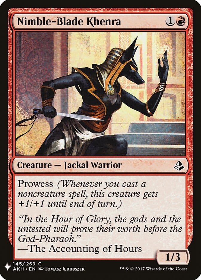 Nimble-Blade Khenra [Mystery Booster] MTG Single Magic: The Gathering  | Multizone: Comics And Games