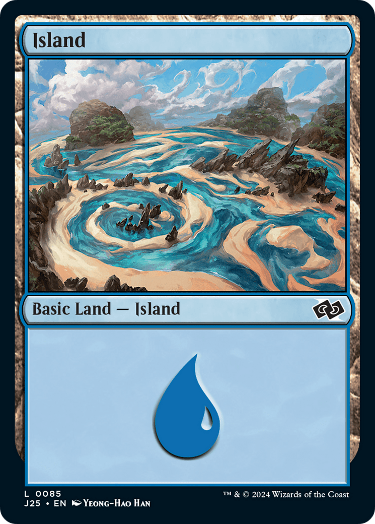 Island (85) [Foundations Jumpstart] MTG Single Magic: The Gathering  | Multizone: Comics And Games