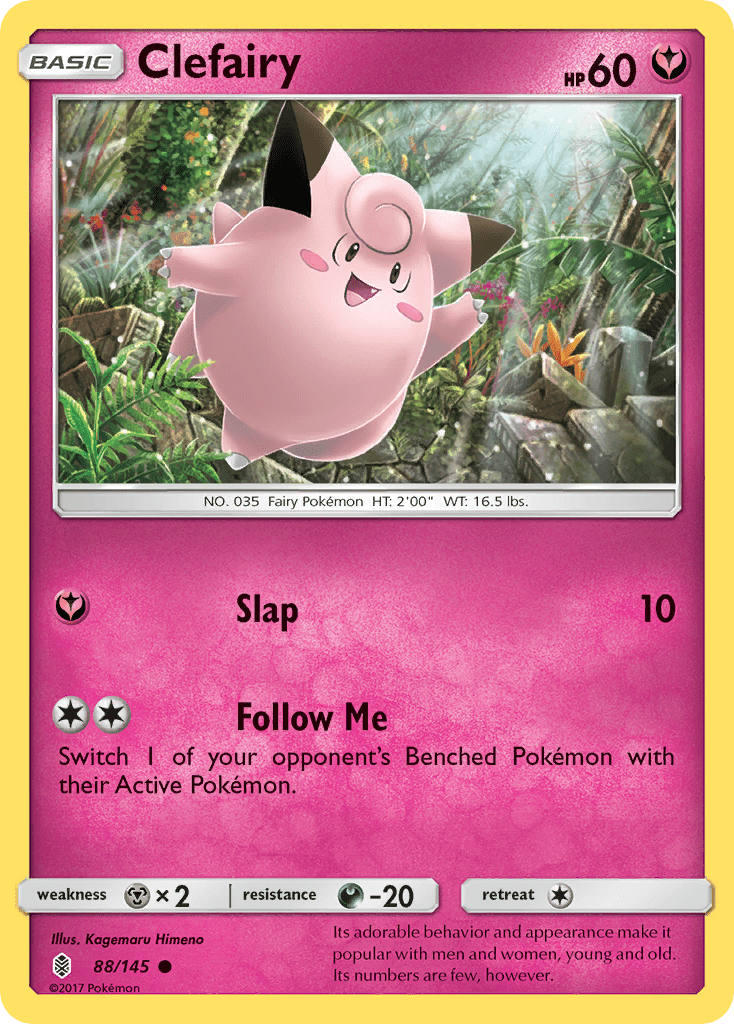 Clefairy (88/145) [Sun & Moon: Guardians Rising] Pokemon Single Pokémon  | Multizone: Comics And Games