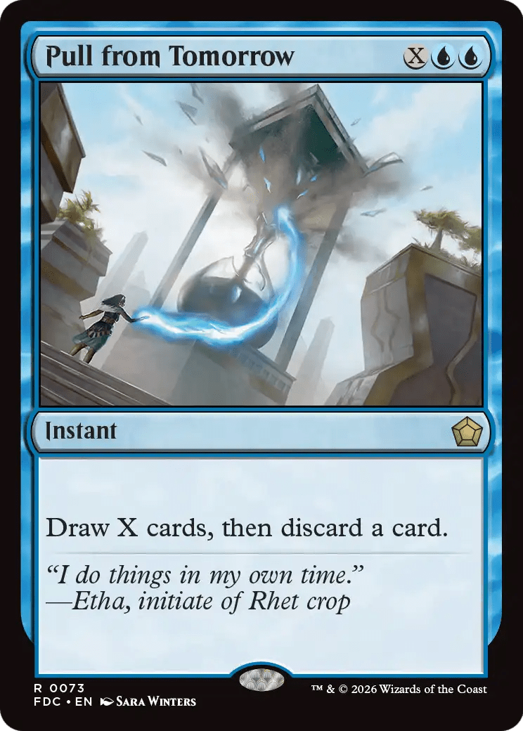 Pull from Tomorrow [Foundations Commander] MTG Single Magic: The Gathering  | Multizone: Comics And Games