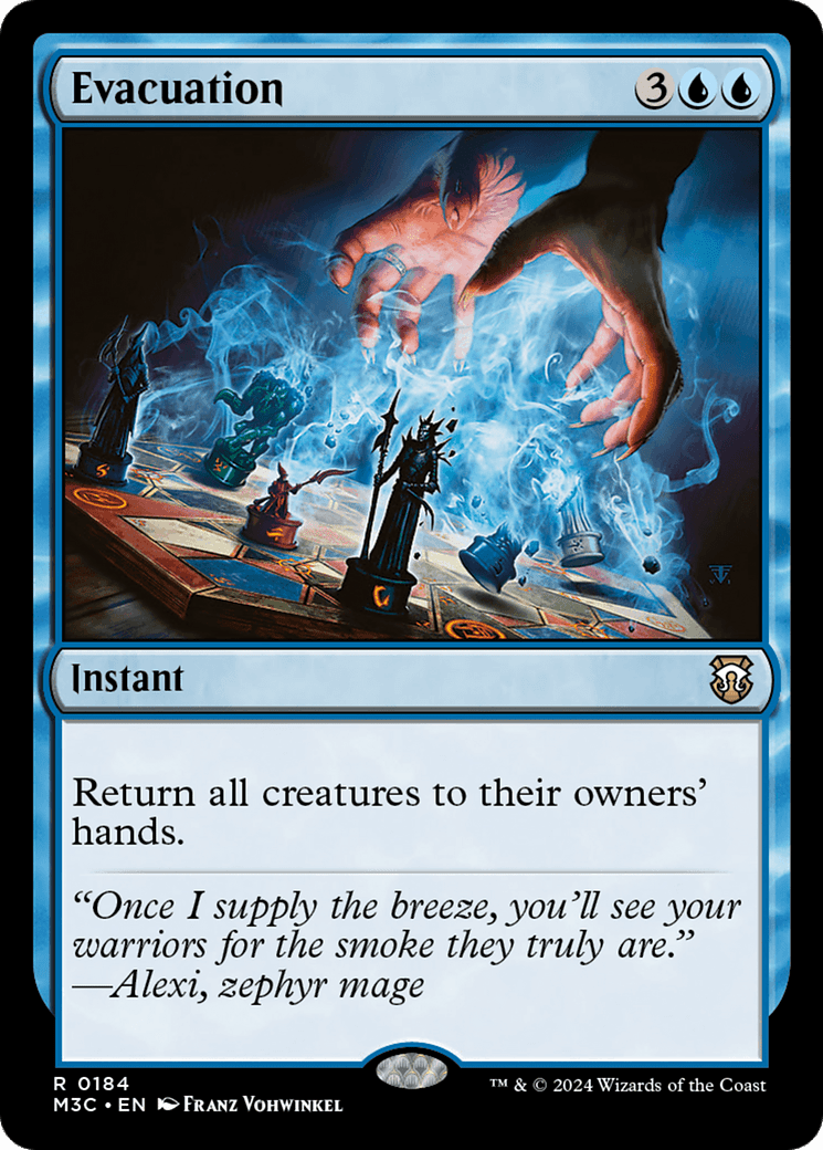 Evacuation (Ripple Foil) [Modern Horizons 3 Commander] MTG Single Magic: The Gathering  | Multizone: Comics And Games