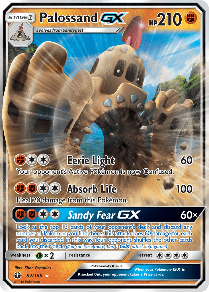 Palossand GX (82/168) [Sun & Moon: Celestial Storm] Pokemon Single Pokémon  | Multizone: Comics And Games