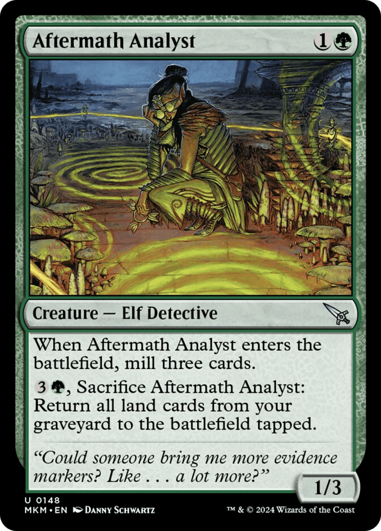 Aftermath Analyst [Murders at Karlov Manor] MTG Single Magic: The Gathering  | Multizone: Comics And Games