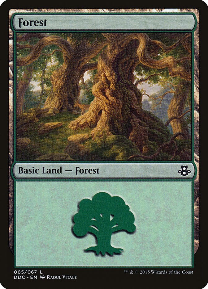 Forest (65) [Duel Decks: Elspeth vs. Kiora] MTG Single Magic: The Gathering  | Multizone: Comics And Games