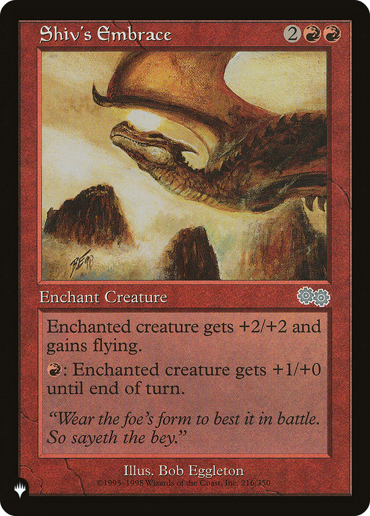 Shiv's Embrace [The List] MTG Single Magic: The Gathering  | Multizone: Comics And Games