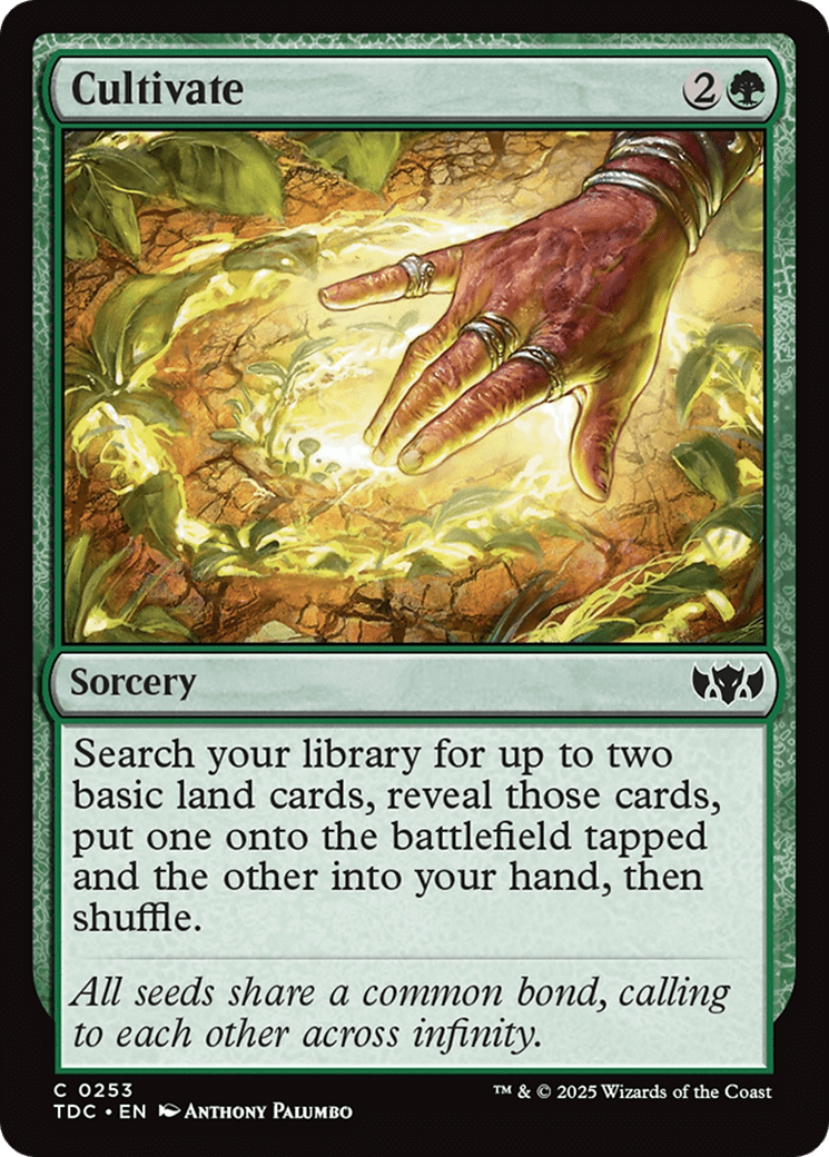 Cultivate [Tarkir: Dragonstorm Commander] MTG Single Magic: The Gathering  | Multizone: Comics And Games