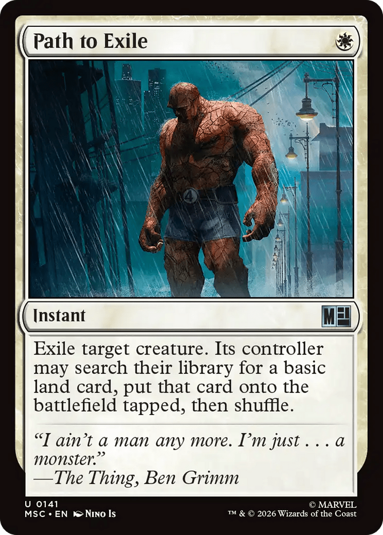 Path to Exile [Marvel Super Heroes Commander] MTG Single Magic: The Gathering  | Multizone: Comics And Games