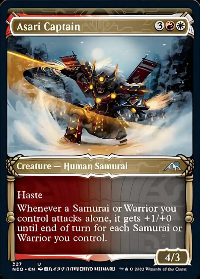 Asari Captain (Showcase Samurai) [Kamigawa: Neon Dynasty] MTG Single Magic: The Gathering  | Multizone: Comics And Games