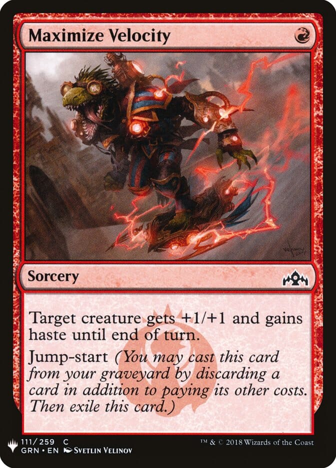 Maximize Velocity [Mystery Booster] MTG Single Magic: The Gathering  | Multizone: Comics And Games