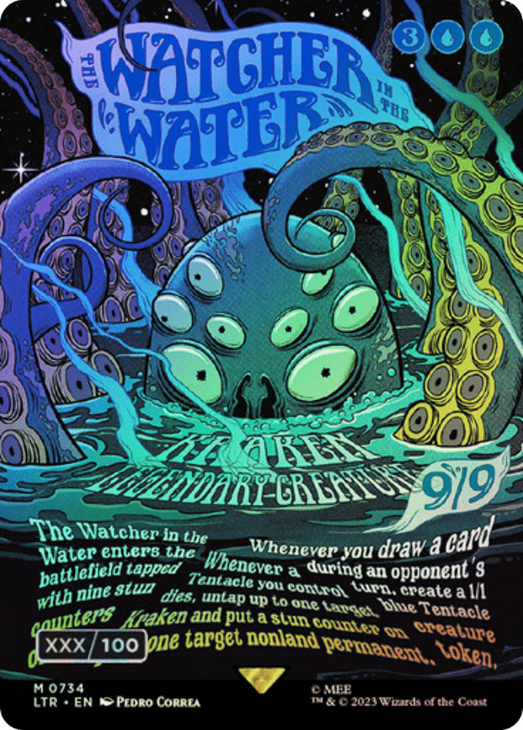 The Watcher's Warning - Mind's Dilation (Extended Art) [Marvel Super Heroes Commander] MTG Single Magic: The Gathering  | Multizone: Comics And Games