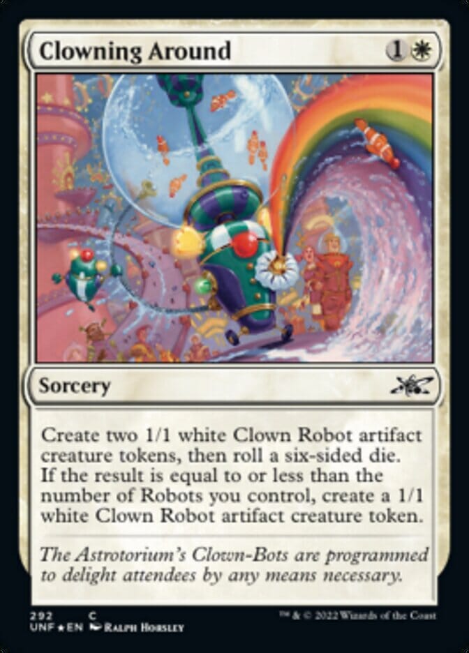 Clowning Around (Galaxy Foil) [Unfinity] MTG Single Magic: The Gathering  | Multizone: Comics And Games