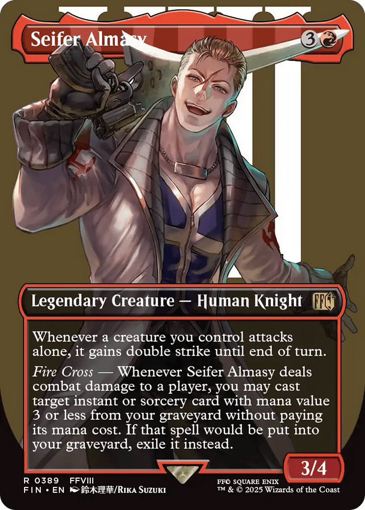 Seifer Almasy (Borderless) [FINAL FANTASY] MTG Single Magic: The Gathering  | Multizone: Comics And Games