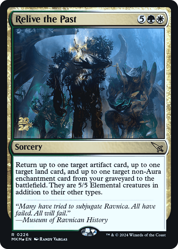 Relive the Past [Murders at Karlov Manor Prerelease Promos] MTG Single Magic: The Gathering  | Multizone: Comics And Games