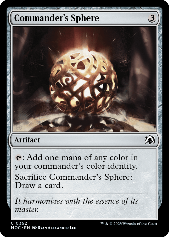 Commander's Sphere [March of the Machine Commander] MTG Single Magic: The Gathering  | Multizone: Comics And Games