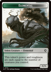 Rhino Warrior // Elemental (0010) Double-Sided Token [Lorwyn Eclipsed Tokens] MTG Single Magic: The Gathering  | Multizone: Comics And Games