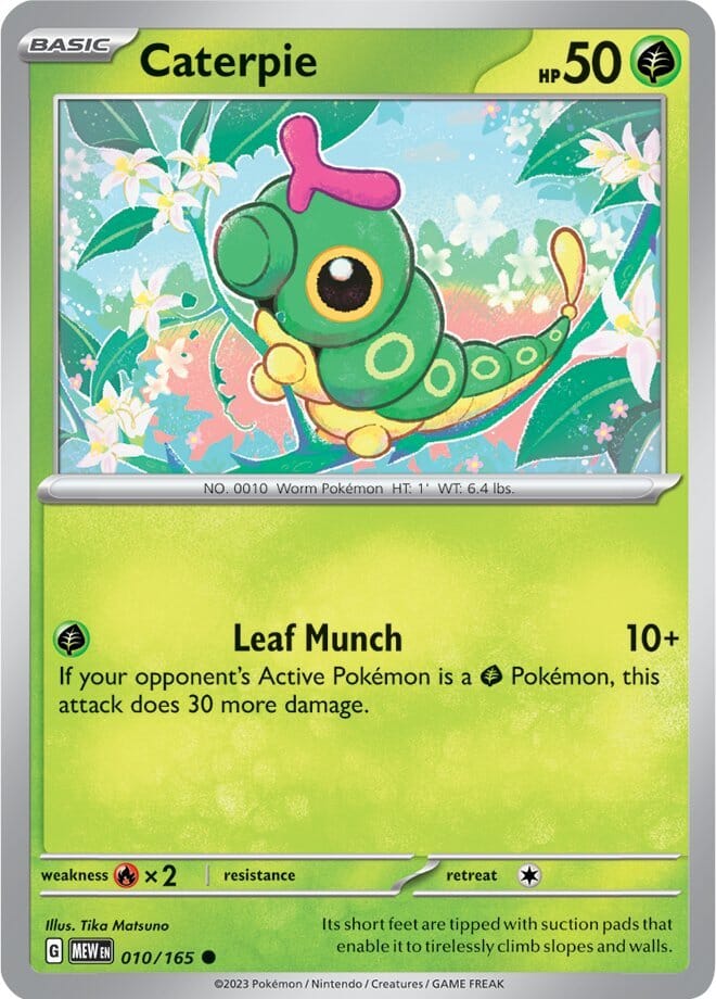 Caterpie (010/165) [Scarlet & Violet 151] Pokemon Single Pokémon  | Multizone: Comics And Games