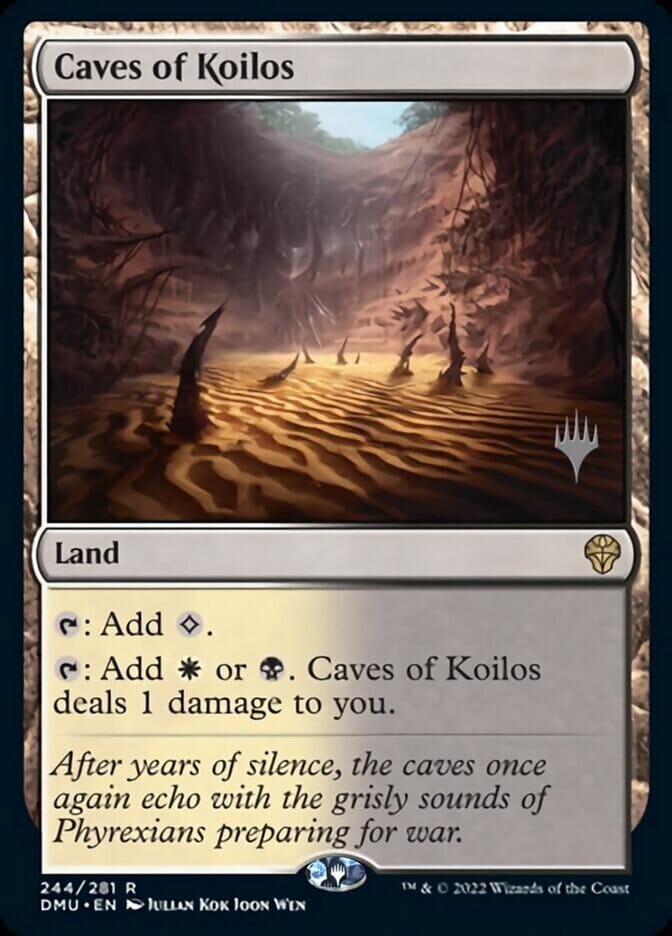 Caves of Koilos (Promo Pack) [Dominaria United Promos] MTG Single Magic: The Gathering  | Multizone: Comics And Games