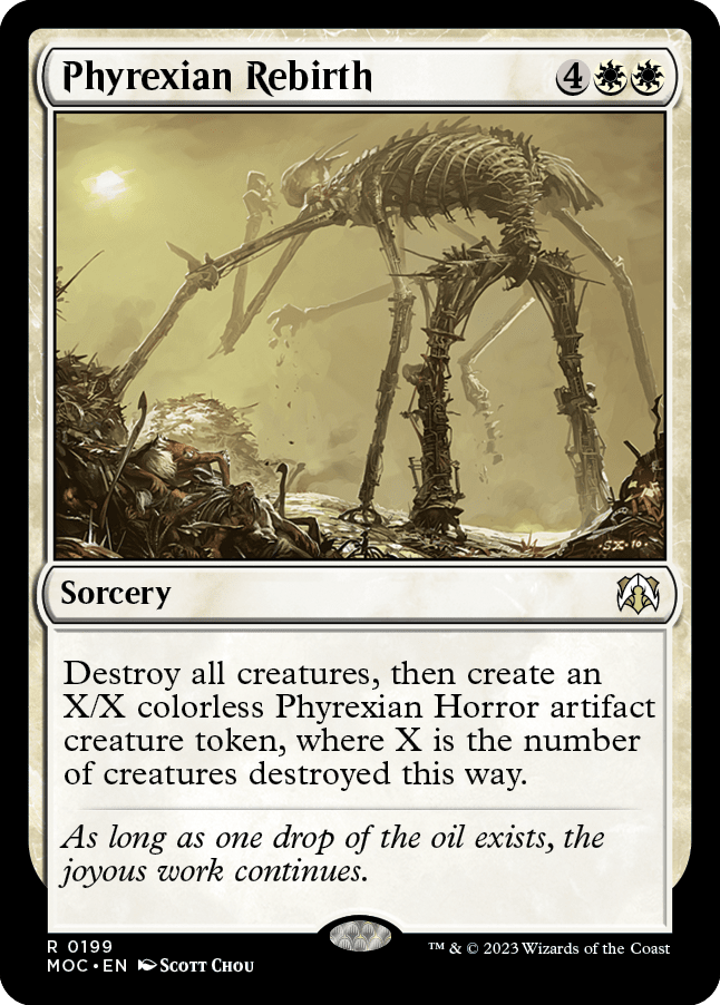 Phyrexian Rebirth [March of the Machine Commander] MTG Single Magic: The Gathering  | Multizone: Comics And Games