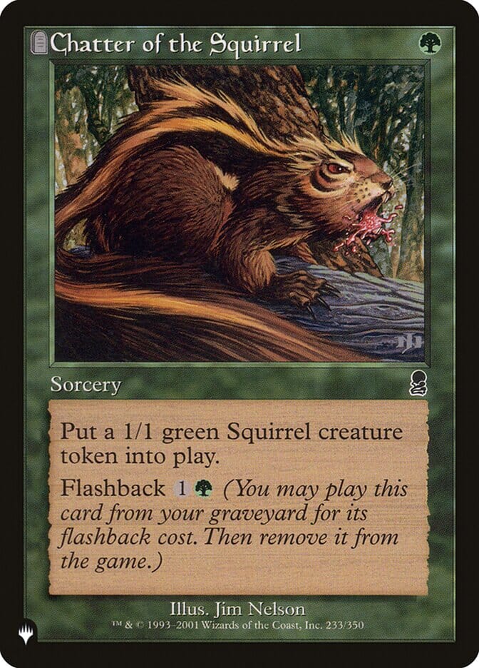 Chatter of the Squirrel [The List] MTG Single Magic: The Gathering  | Multizone: Comics And Games