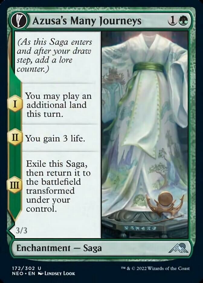 Azusa's Many Journeys // Likeness of the Seeker [Kamigawa: Neon Dynasty] MTG Single Magic: The Gathering  | Multizone: Comics And Games