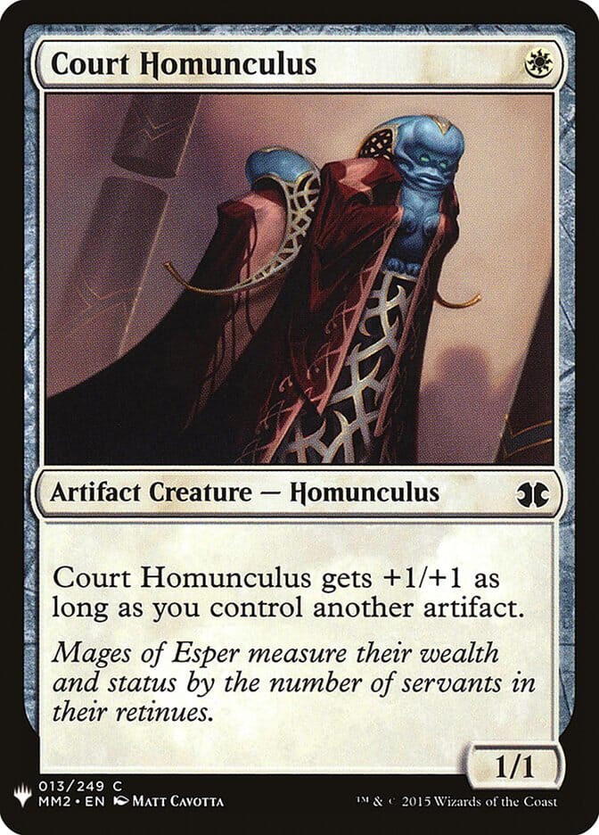 Court Homunculus [Mystery Booster] MTG Single Magic: The Gathering  | Multizone: Comics And Games