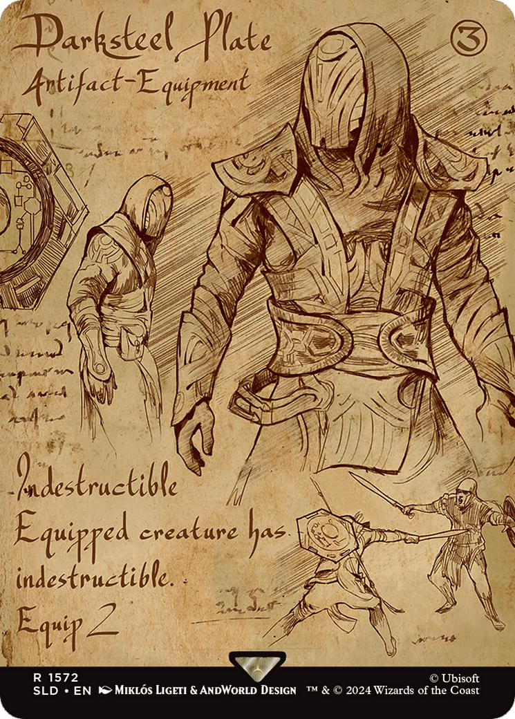 Darksteel Plate [Secret Lair Drop Series] MTG Single Magic: The Gathering  | Multizone: Comics And Games