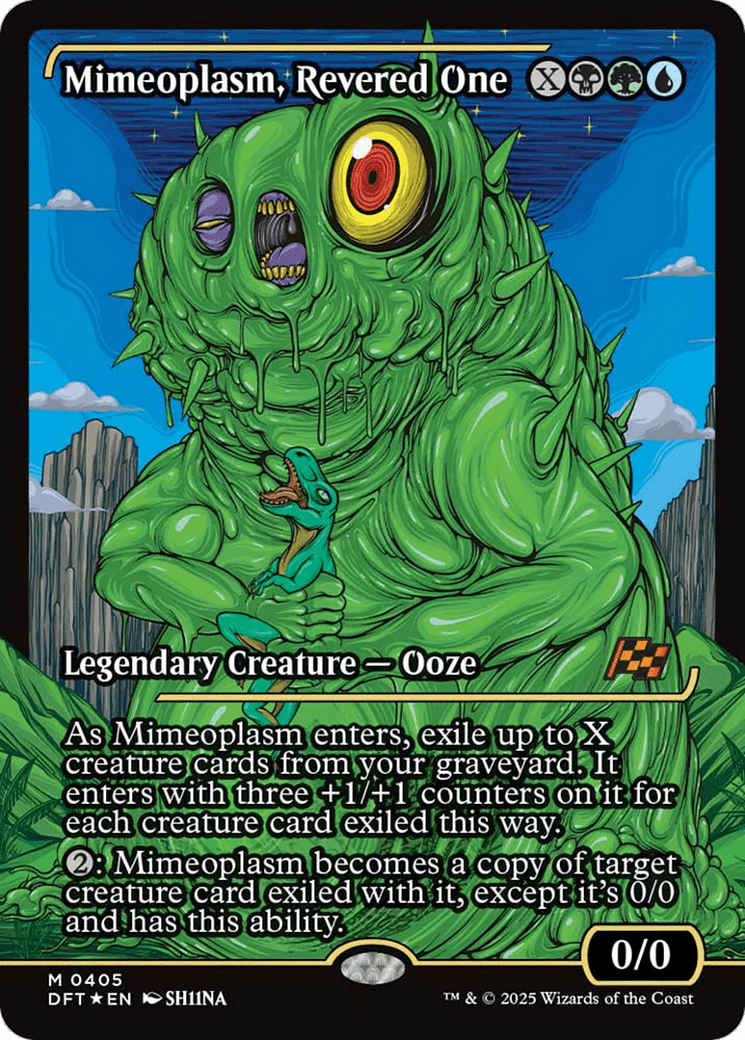 Mimeoplasm, Revered One (Showcase) [Aetherdrift] MTG Single Magic: The Gathering  | Multizone: Comics And Games