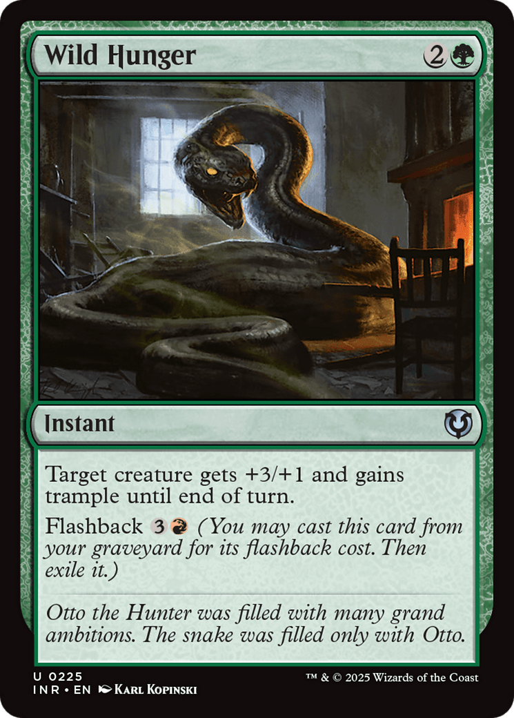 Wild Hunger [Innistrad Remastered] MTG Single Magic: The Gathering  | Multizone: Comics And Games