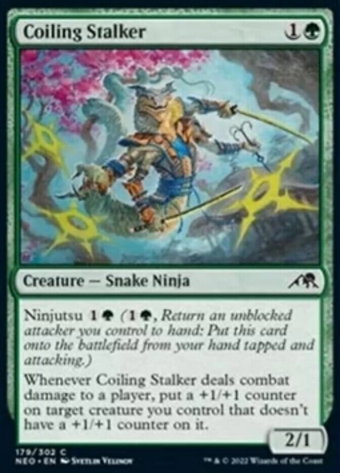 Coiling Stalker [Kamigawa: Neon Dynasty] MTG Single Magic: The Gathering  | Multizone: Comics And Games