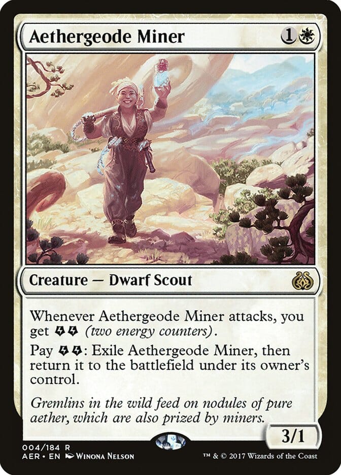 Aethergeode Miner [Aether Revolt] MTG Single Magic: The Gathering  | Multizone: Comics And Games