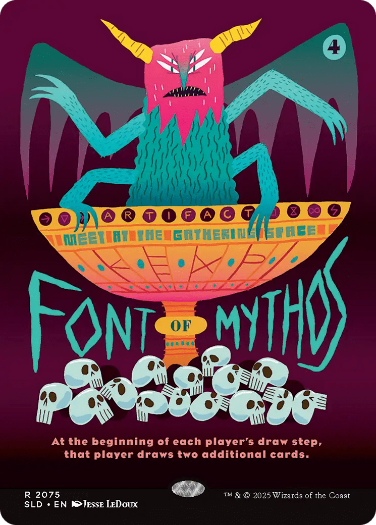 Font of Mythos (Rainbow Foil) [Secret Lair Drop Series] MTG Single Magic: The Gathering  | Multizone: Comics And Games