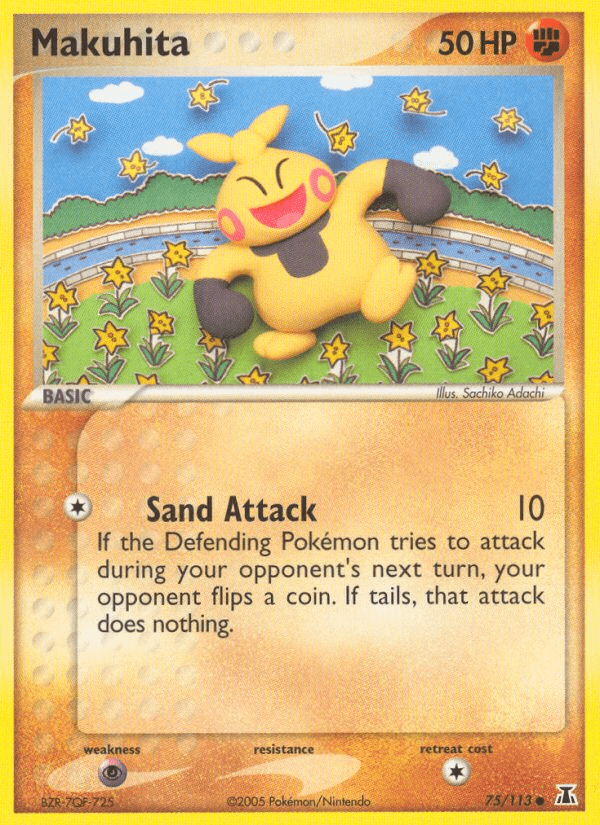 Makuhita (75/113) [EX: Delta Species] Pokemon Single Pokémon  | Multizone: Comics And Games