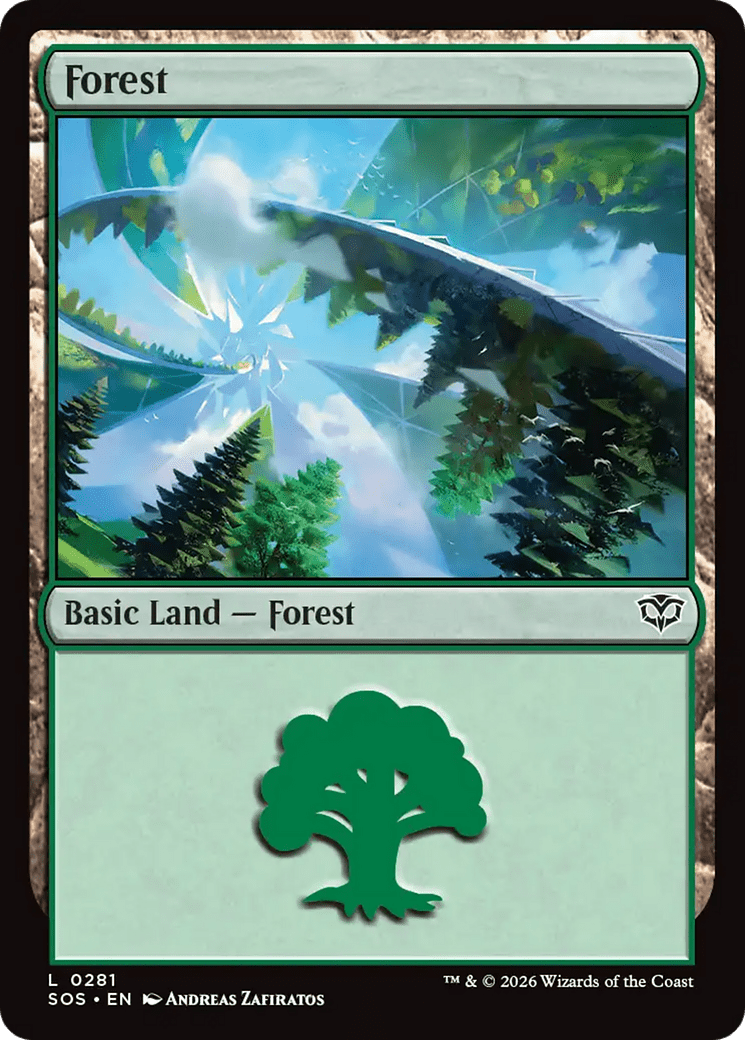 Forest (0281) [Secrets of Strixhaven] MTG Single Magic: The Gathering  | Multizone: Comics And Games